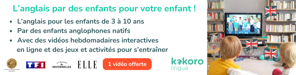 Kokoro Lingua - L'anglais par des enfants pour votre enfant