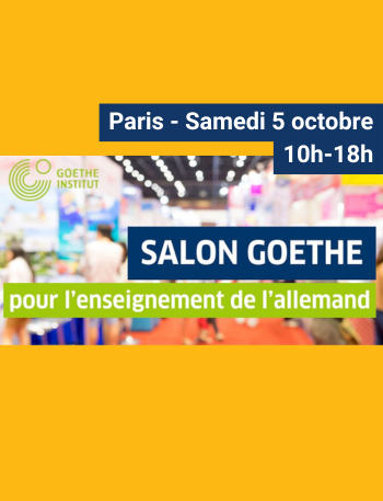 Salon Goethe-Institut Paris, le 5 octobre 2024